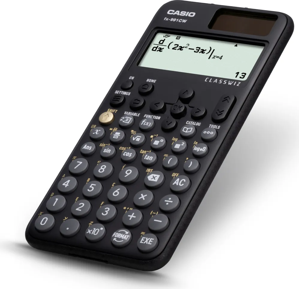 Casio Calcolatrice Scientifica da Scrivania 12 Cifre colore Nero - FX-991CW