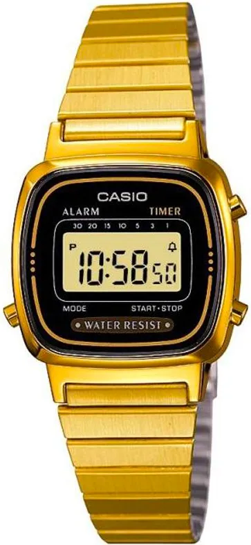 Casio - Orologio digitale nero/oro