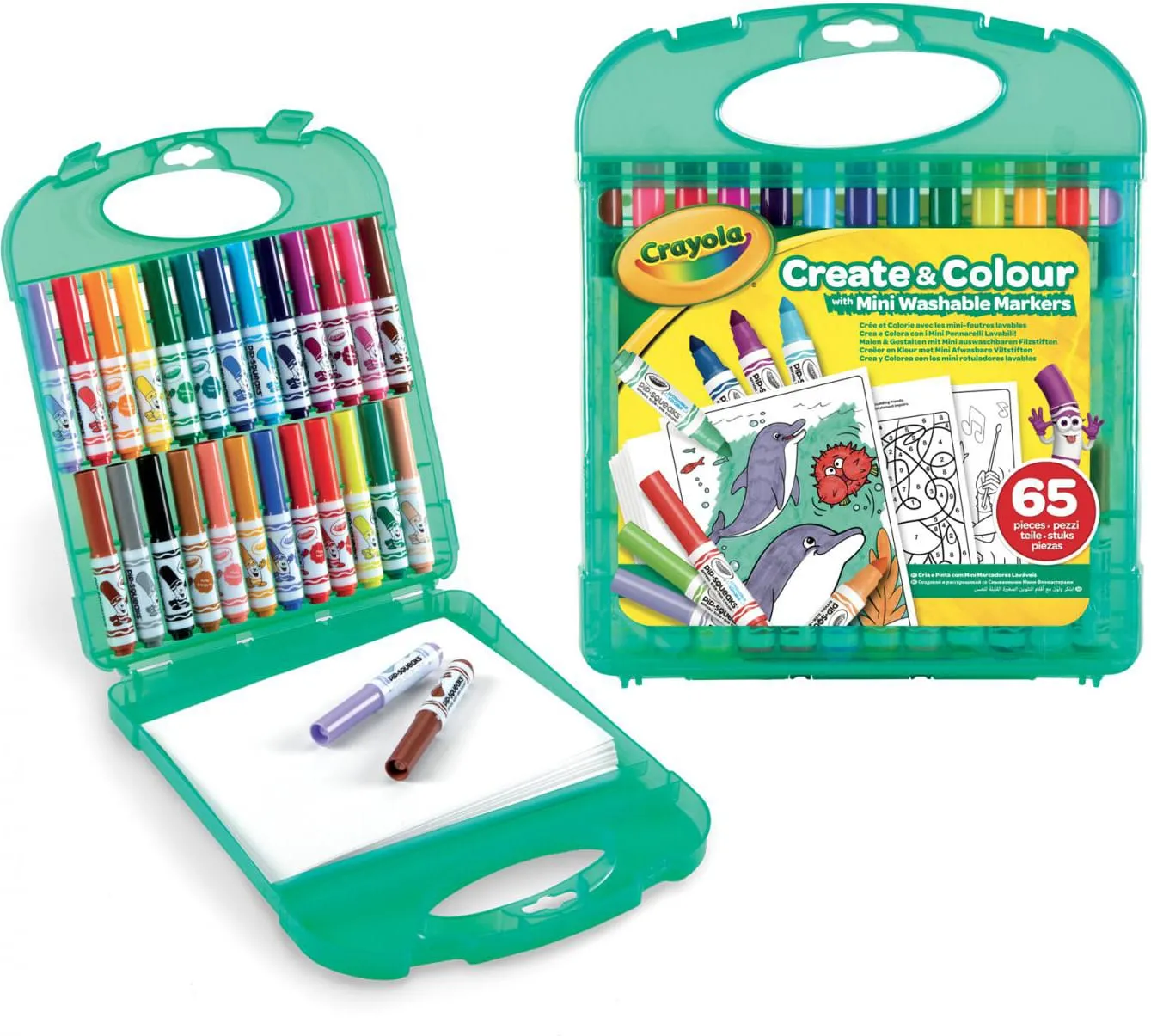 Crayola Pip-Squeaks Set Pennarelli Valigetta Gioco Creativo per Bambini da  4+ Anni - 1215254