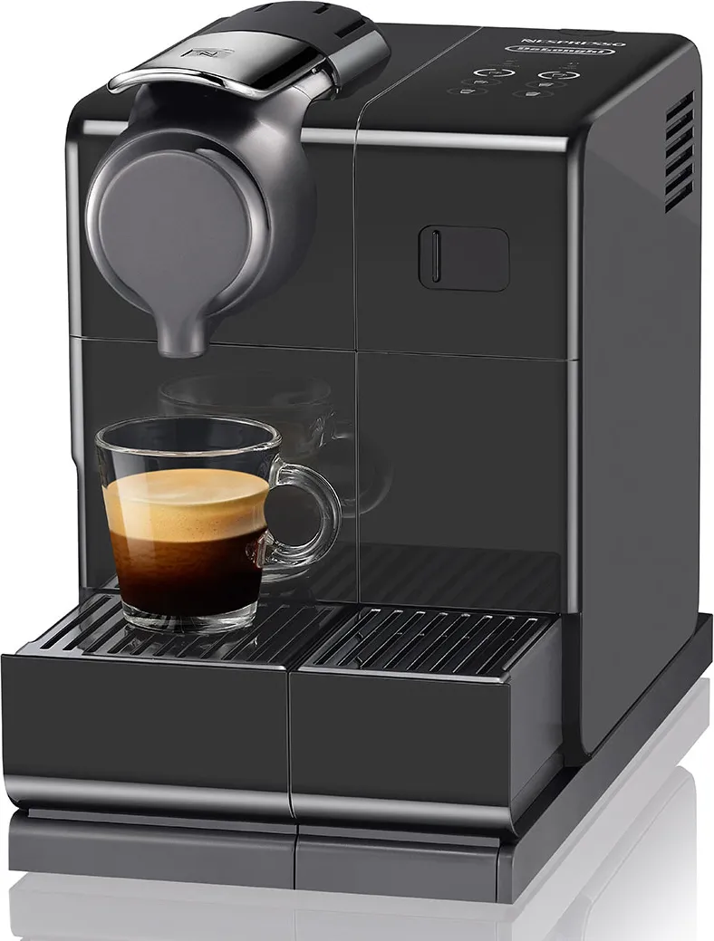De Longhi Macchina Caffé Espresso Sistema di ricarica Capsule Nespresso con  Cappuccinatore - EN 520.S Lattissima