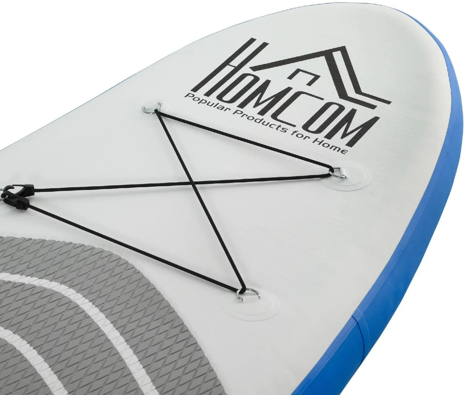 DecHome Tavola SUP Gonfiabile con Accessori Inclusi Stand Up Paddle per  Adulti e Teenager 305x80x15 cm colore Blu/Bianco - 14A33