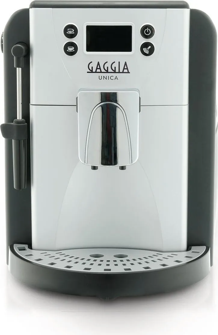 Macchina Caffè Automatica Espresso con Macinacaffè ed Erogatore di Vapore  Sistema di ricarica Caffè in grani colore Nero / Silver - Unica RI9933/11
