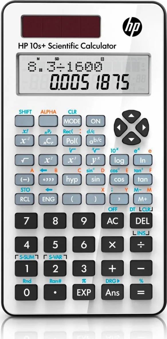 HP Calcolatrice scientifica 12 cifre colore Bianco - NW276AA 10s+