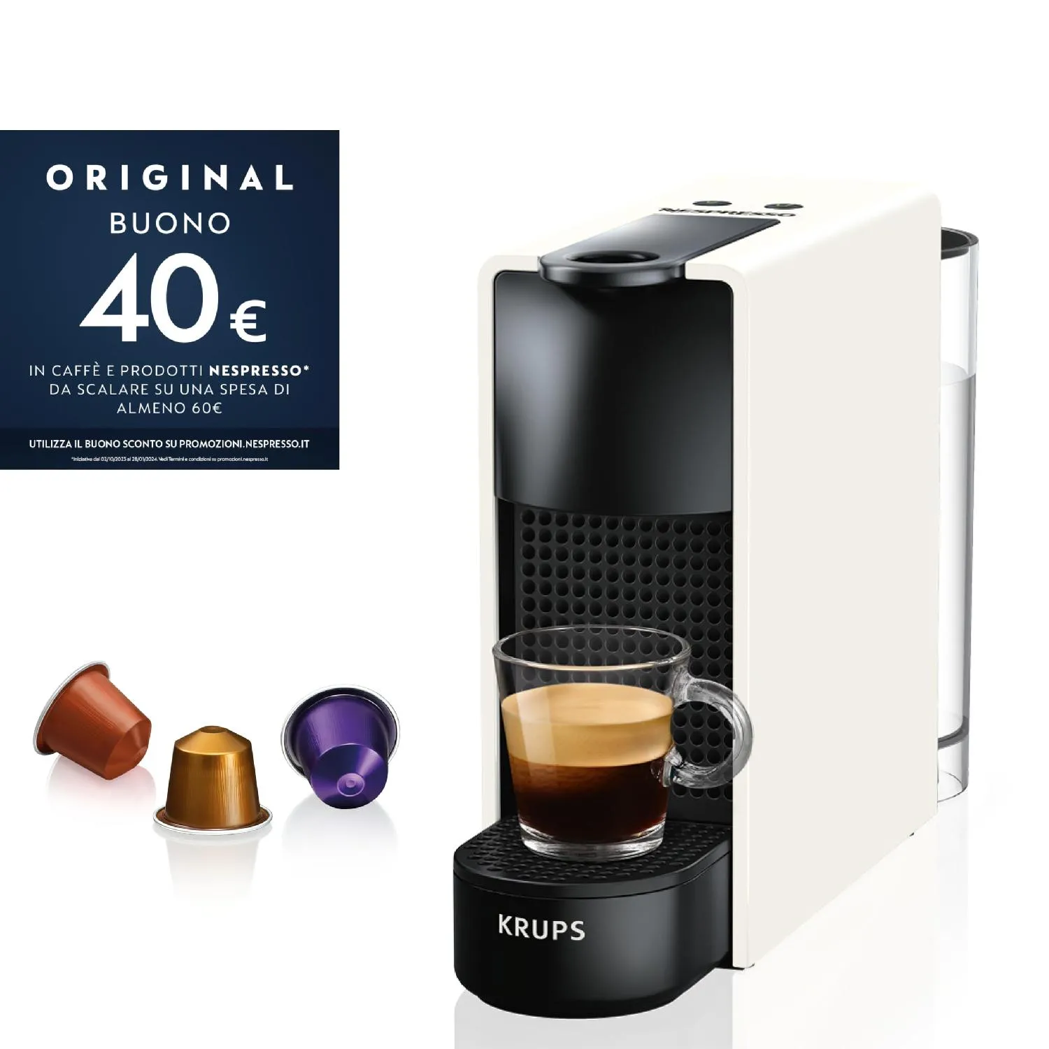 KRUPS Nespresso® Mini Deluxe Macchina Caffè a Capsule colore