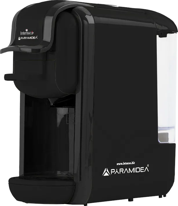 PYRAMIDEA Macchina Caffè con 3 adattatori compatibili con Capsule  Nespresso® Capsule DolceGusto® e Cialde 2 lunghezze Caffè colore Nero -  ICP31N IdeaCaffè