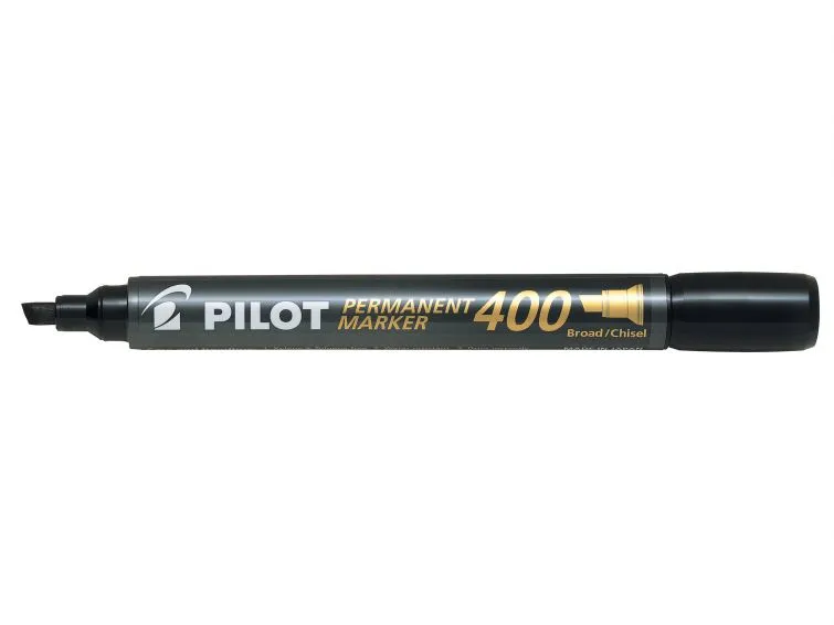 Pilot Permanent Marker 400 Evidenziatore 1 pezzo Nero Punta smussata - 2710