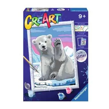 Ravensburger CreArt Serie D: Ciao Ciao Orso Polare da Dipingere Gioco  Creativo Per Bambini da 9+ Anni - 200795
