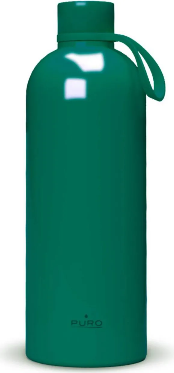 Sbs Borraccia Termica Bottiglia 750 ml per Uso Quotidiano in Acciaio colore  Verde Scuro - PUWB750DW3DKGRN