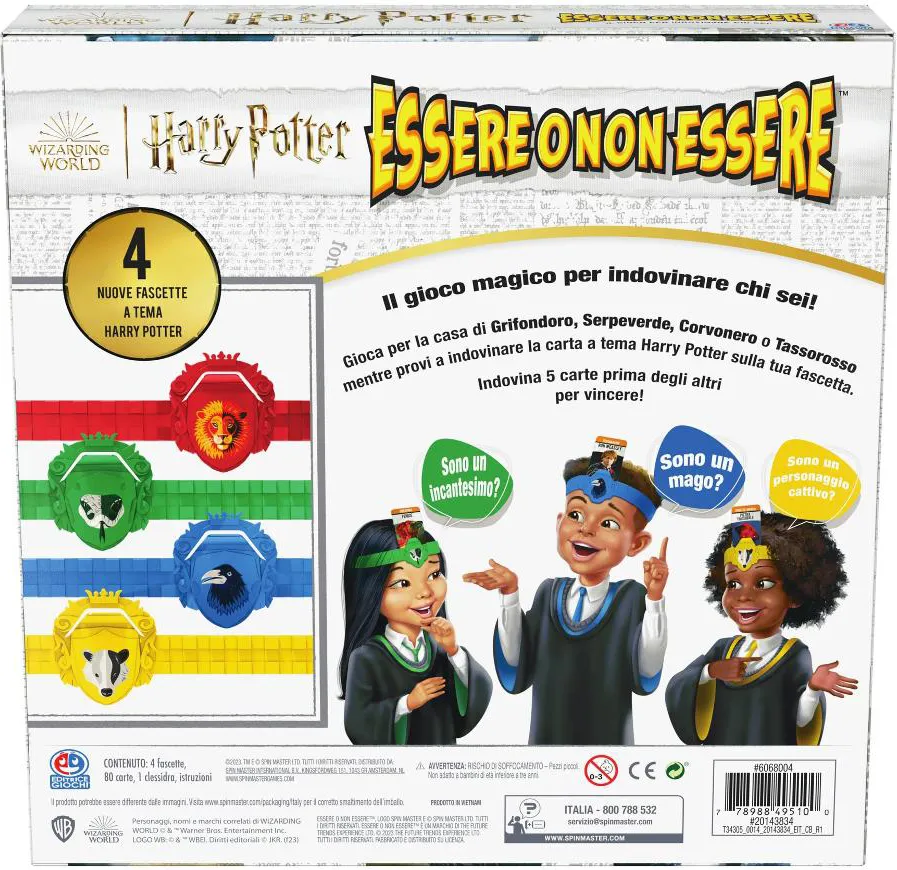 Spin Master Essere O Non Essere Harry Potter Gioco da Tavolo Per Bambini da  6+ Anni - 6068004