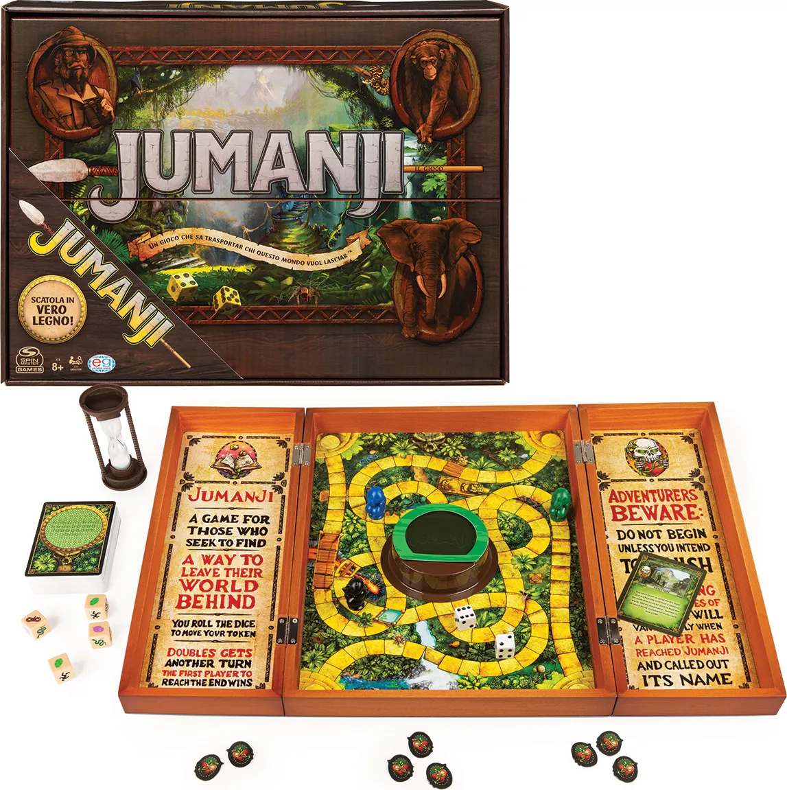 Jumanji edizione di Lusso (6062547) - Giochi da tavolo - Spinmaster -  Giocattoli
