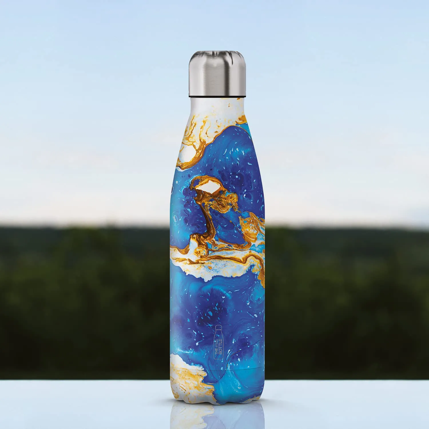 The Steel Bottle Bottiglia termica in Acciaio Inox 500 ml colore Golden  Cloud