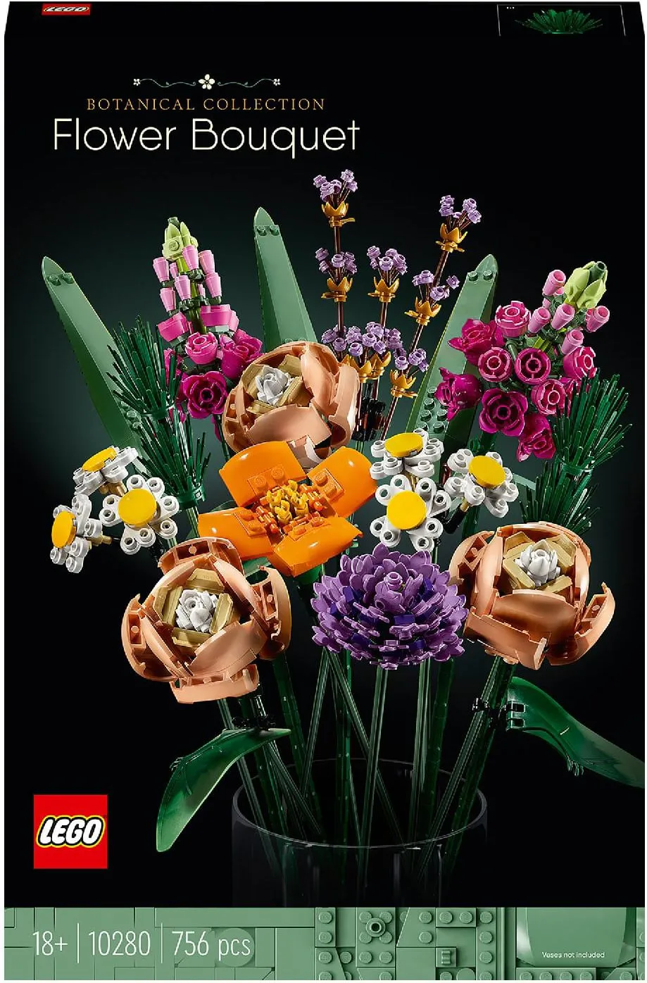 lego Icons - Bouquet di Fiori set Fiori Artificiali con Rose, bocche di  leone e papaveri Kit Modellismo Costruzioni per Adulti 18+ Anni - 10280
