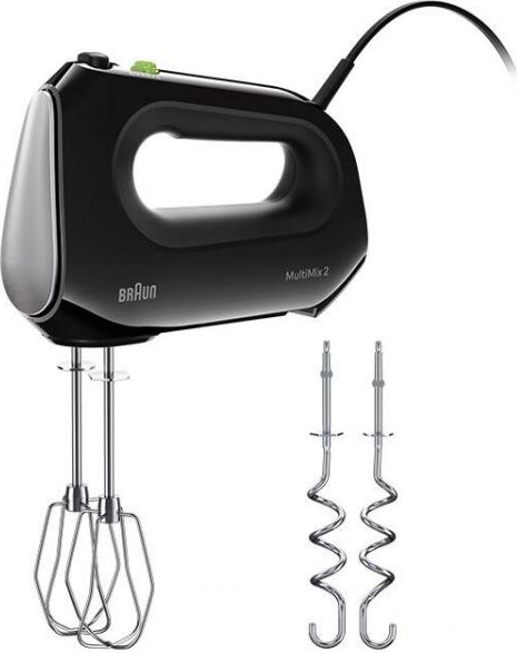Sbattitore Manuale 00 Watt con Funzione Mixer Nero 0X22211062 HM 2110 BK Braun