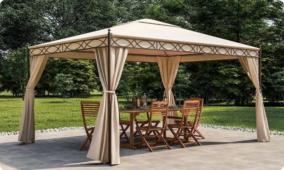 Gazebo in ferro